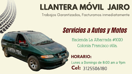 Llantera Móvil Jairo en Colima