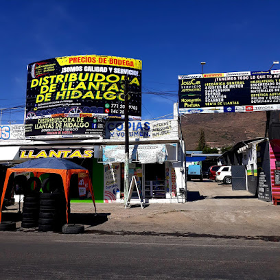 Distribuidora de Llantas de Hidalgo en Pachuca de Soto
