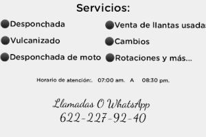 Llantera La Morena en Guaymas