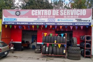 Llantera en Santa Cruz Xoxocotlán