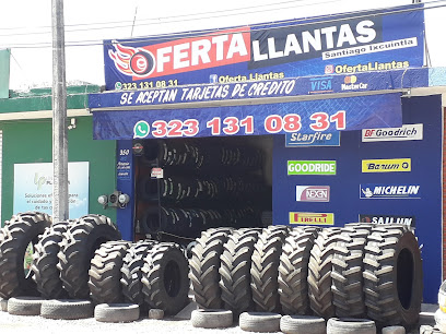Oferta Llantas en Santiago Ixcuintla