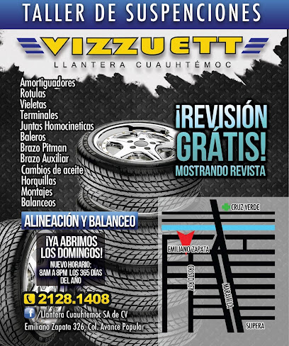 Taller de Suspensiones Vizzllantas en García