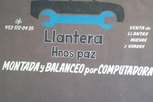Llantera Hnos Paz en Pátzcuaro