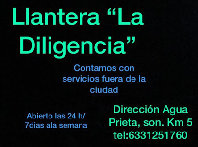 Llantera La Diligencia en Agua Prieta