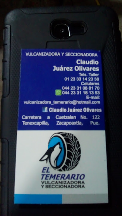 Vulcanizadora El Temerario en Zacapoaxtla