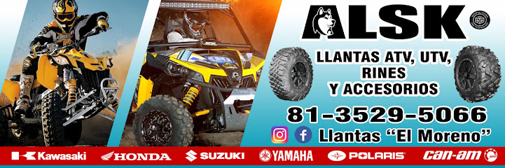 Llantas El Moreno Venta de Rines y Llantas Para Cuatrimoto y Rzr en Santiago