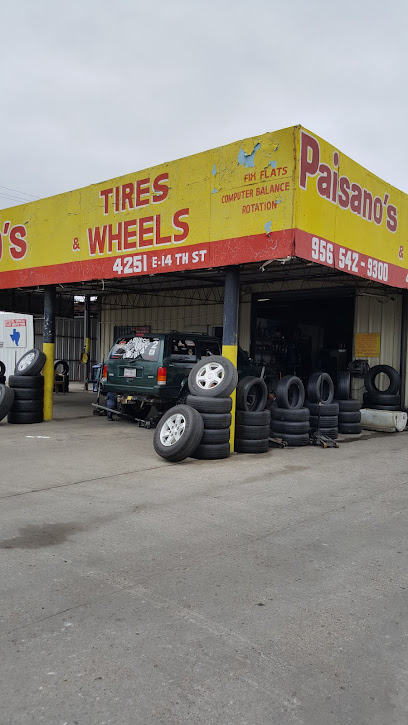 Paisanos Tires & Wheels en Brownsville