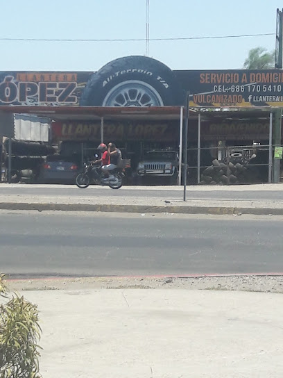 Llantera López (C. H. Colegio Militar) en Mexicali