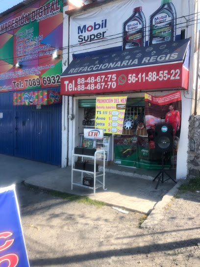 Refaccionaria Regis en Tlalpan